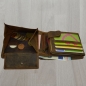Preview: flevado Herren Geldbörse 100 % Büffel Leder mit RFID Schutz Querformat (braun)